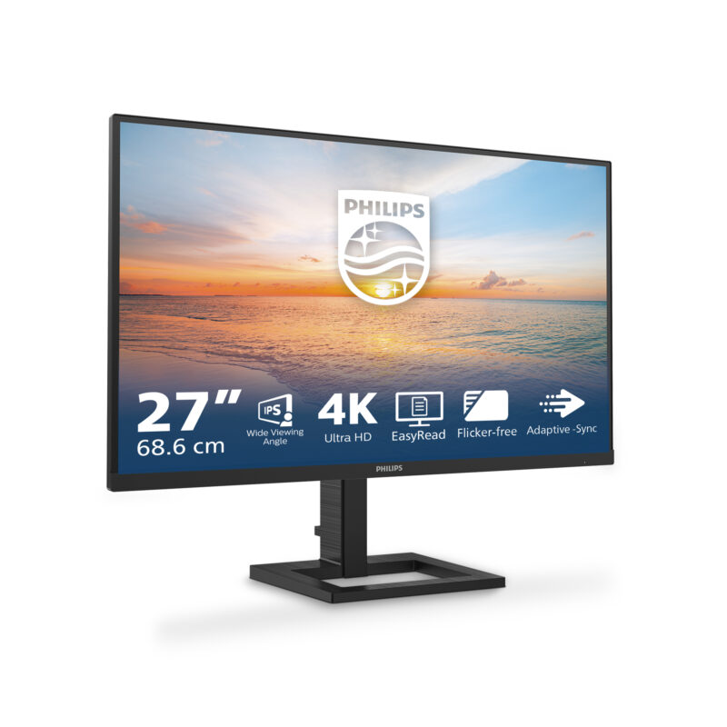 Philips Serie 1000 27E1N1900AE/00 LED display 68,6 cm (27") 3840 x 2160 Pixel 4K Ultra HD LCD Nero