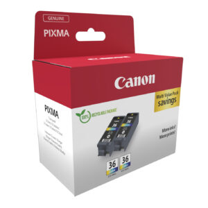 Canon 1511B025 cartuccia d'inchiostro 2 pz Originale Nero, Ciano, Magenta, Giallo