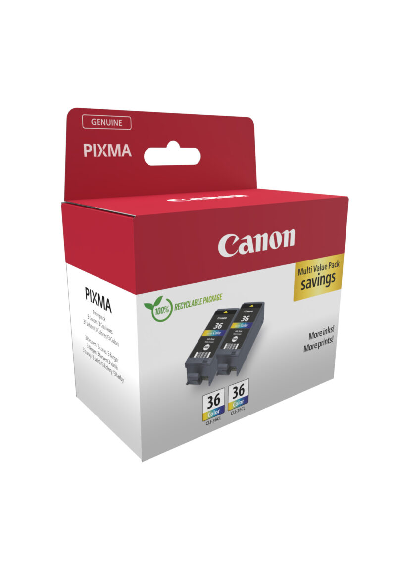Canon 1511B025 cartuccia d'inchiostro 2 pz Originale Nero, Ciano, Magenta, Giallo