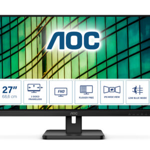 AOC E2 27E2QAE Monitor PC 68,6 cm (27") 1920 x 1080 Pixel Full HD LCD Nero
