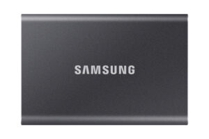 Samsung Portable SSD T7 1 TB USB tipo-C 3.2 Gen 2 (3.1 Gen 2) Grigio immagine principale Samsung Portable SSD T7 1 TB USB tipo-C 3.2 Gen 2 (3.1 Gen 2) Grigio