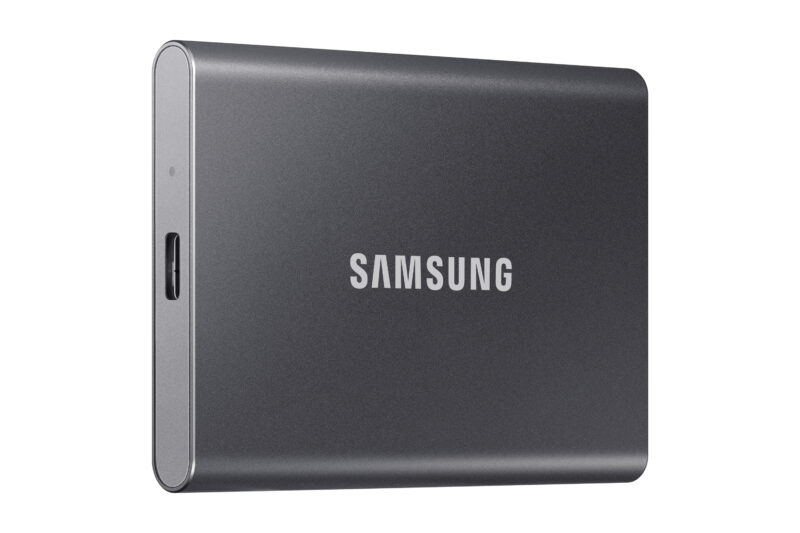 Samsung Portable SSD T7 1 TB USB tipo-C 3.2 Gen 2 (3.1 Gen 2) Grigio immagine gallery 2 Samsung Portable SSD T7 1 TB USB tipo-C 3.2 Gen 2 (3.1 Gen 2) Grigio