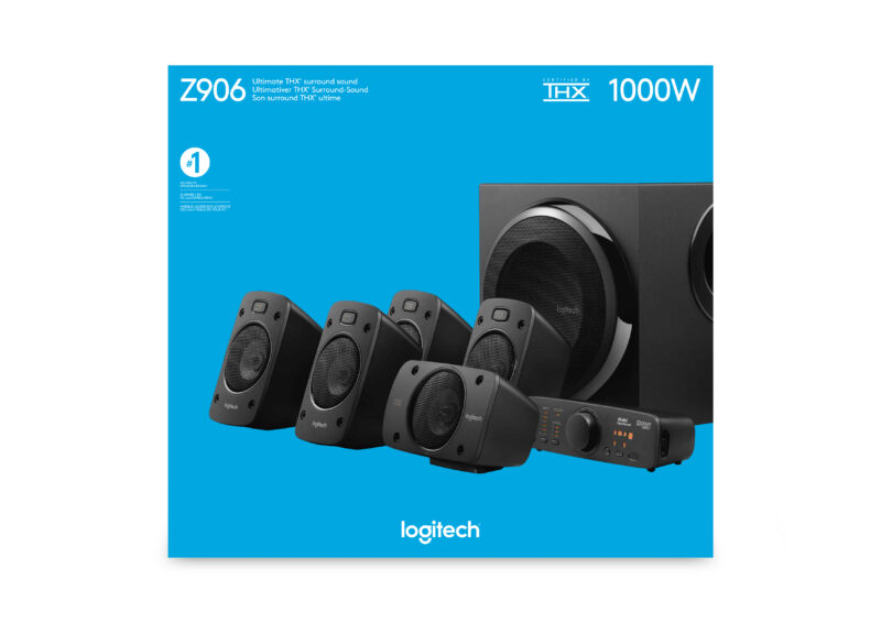 Logitech 980-000469 set di altoparlanti 500 W Universale Nero 5.1 canali 67 W immagine gallery 4 Logitech 980-000469 set di altoparlanti 500 W Universale Nero 5.1 canali 67 W