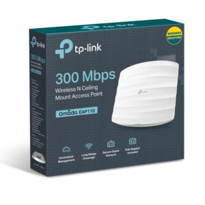 TP-Link EAP110 punto accesso WLAN 300 Mbit/s Bianco Supporto Power over Ethernet (PoE)