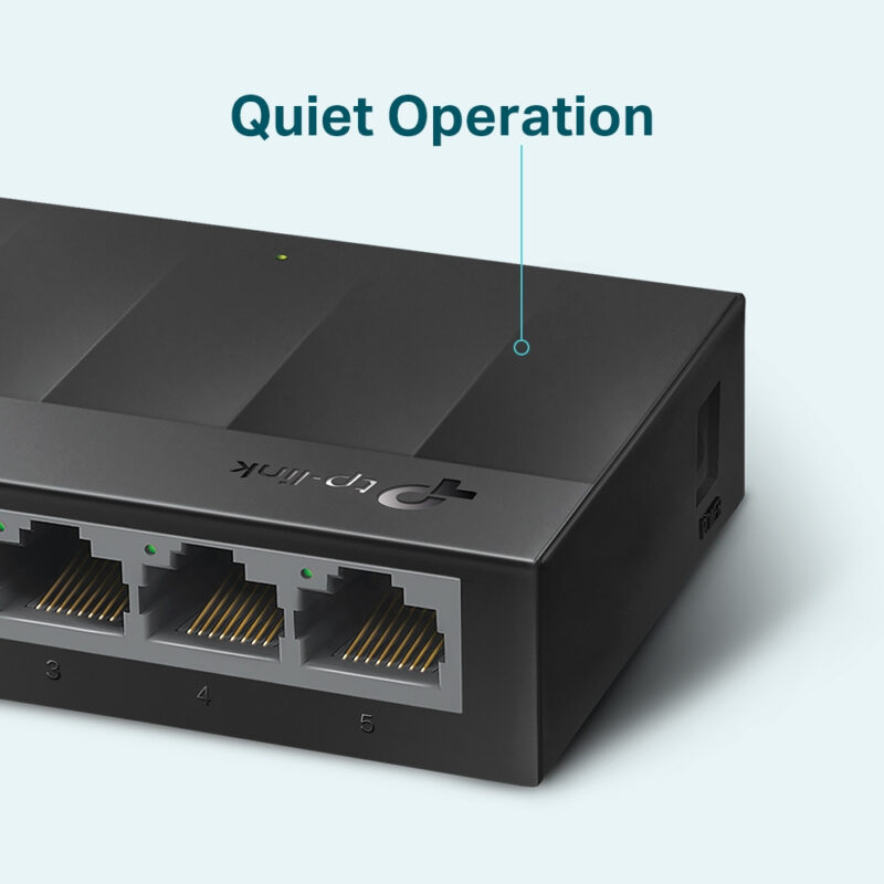 TP-Link LS1005G switch di rete Non gestito Gigabit Ethernet (10/100/1000) Nero