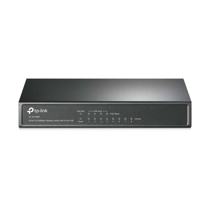 TP-Link TL-SF1008P switch di rete Non gestito Fast Ethernet (10/100) Supporto Power over Ethernet (PoE) Oliva immagine principale TP-Link TL-SF1008P switch di rete Non gestito Fast Ethernet (10/100) Supporto Power over Ethernet (PoE) Oliva