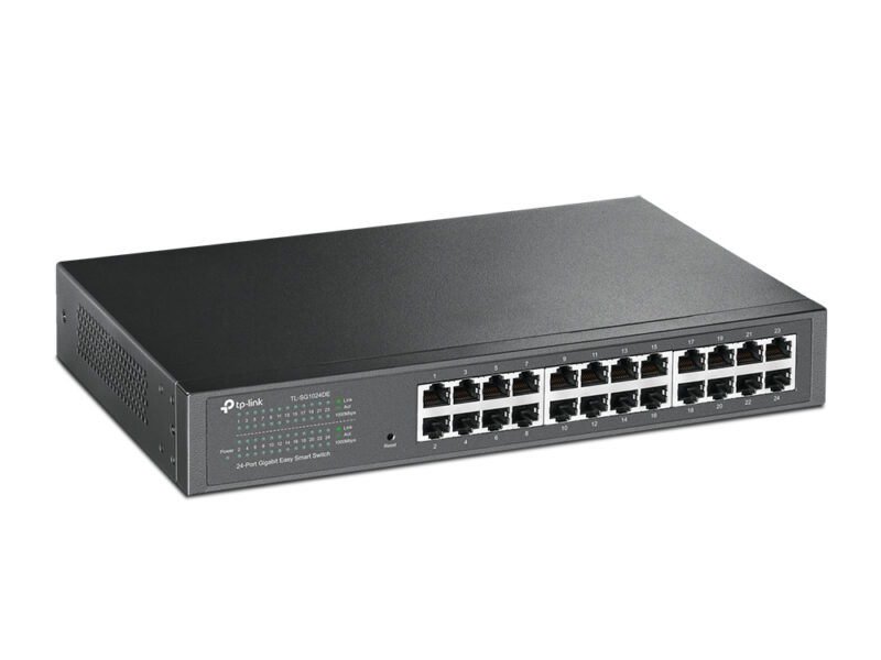 TP-Link TL-SG1024DE switch di rete Gestito L2 Gigabit Ethernet (10/100/1000) Nero immagine gallery 2 TP-Link TL-SG1024DE switch di rete Gestito L2 Gigabit Ethernet (10/100/1000) Nero