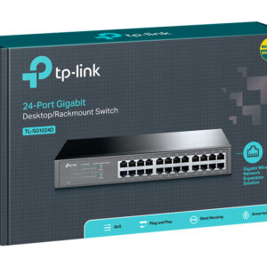 TP-Link TL-SG1024D switch di rete Non gestito Gigabit Ethernet (10/100/1000) Grigio