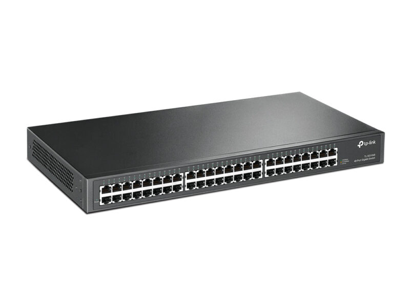 TP-Link TL-SG1048 switch di rete Non gestito Gigabit Ethernet (10/100/1000) 1U Nero