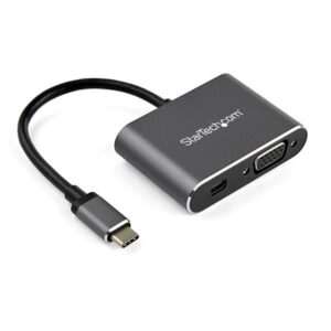 StarTech.com Adattatore video multiporta USB-C - Mini DisplayPort o VGA - 4K 60 Hz immagine principale StarTech.com Adattatore video multiporta USB-C - Mini DisplayPort o VGA - 4K 60 Hz