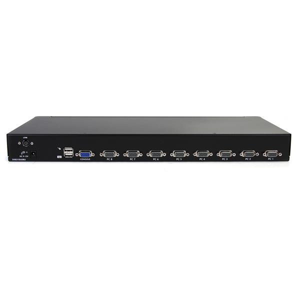 StarTech.com Switch KVM USB 8 porte, montabile a rack 1U, con OSD immagine gallery 3 StarTech.com Switch KVM USB 8 porte, montabile a rack 1U, con OSD