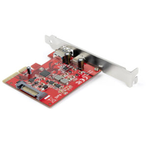 StarTech.com Scheda PCI Express USB-C USB-A a 2 porte - Adattatore scheda controller host USB 3.2 Gen 2 PCI Express Tipo C/A 10 Gpbs - Scheda di espansione PCIe -Hub USB interno - Windows, macOS, Linux immagine gallery 2 StarTech.com Scheda PCI Express USB-C USB-A a 2 porte - Adattatore scheda controller host USB 3.2 Gen 2 PCI Express Tipo C/A 10 Gpbs - Scheda di espansione PCIe -Hub USB interno - Windows, macOS, Linux