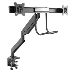 StarTech.com Staffa per due monitor - Alta resistenza - Montaggio con morsetto da scrivania/passacavo immagine principale StarTech.com Staffa per due monitor - Alta resistenza - Montaggio con morsetto da scrivania/passacavo
