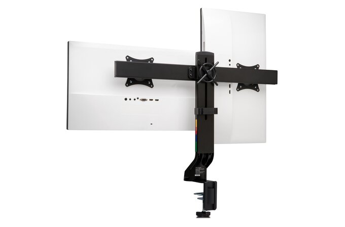 Kensington Braccio salvaspazio per monitor doppio SmartFit®
