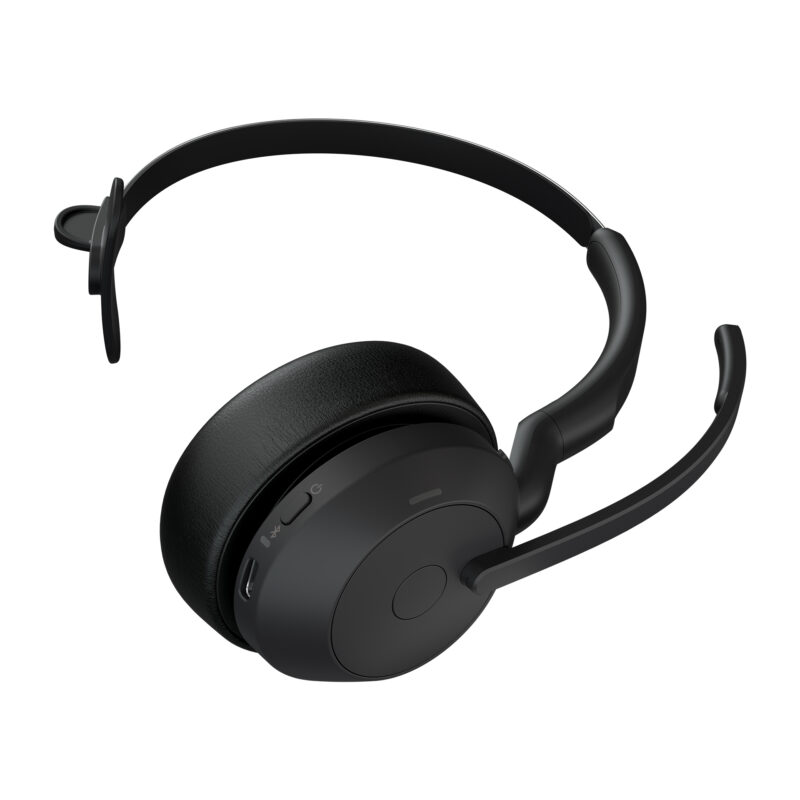 Jabra Evolve2 55 Auricolare Con cavo e senza cavo A Padiglione Ufficio Bluetooth Base di ricarica Nero