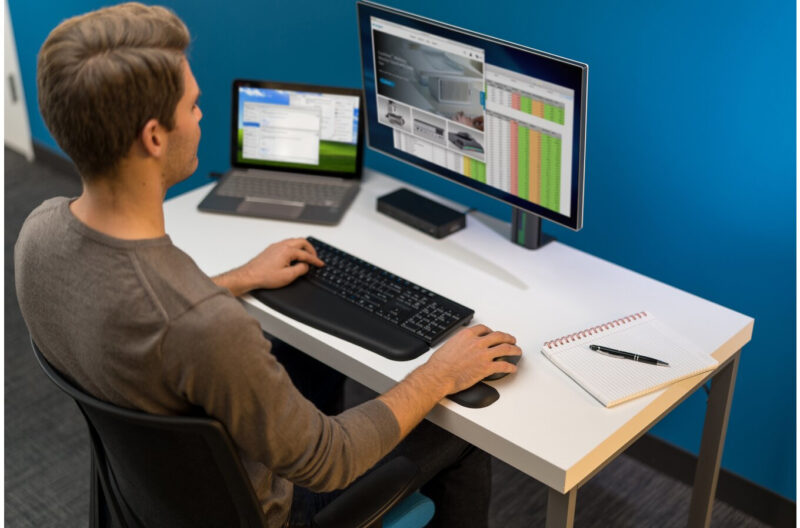 Kensington Braccio per monitor a colonna estensibile SmartFit®