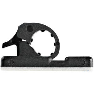 StarTech.com 100 Clip Fermacavi Autoadesivi Nero - Graffette Fermacavo Adesive da Scrivania per Cavi Elettrici/Rete - Supporto Fermacavi - Fermacavo in Plastica - Classe Antincendio UL/94V-2