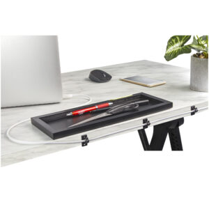 StarTech.com 100 Clip Fermacavi Autoadesivi Nero - Graffette Fermacavo Adesive da Scrivania per Cavi Elettrici/Rete - Supporto Fermacavi - Fermacavo in Plastica - Classe Antincendio UL/94V-2