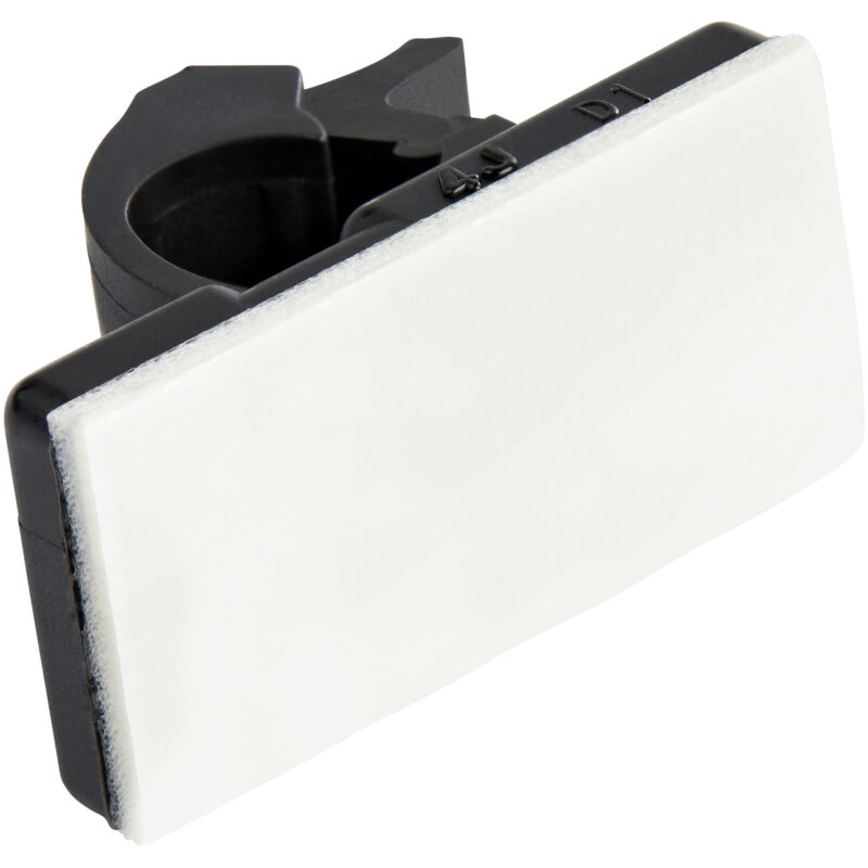 StarTech.com 100 Clip Fermacavi Autoadesivi Nero - Graffette Fermacavo Adesive da Scrivania per Cavi Elettrici/Rete - Supporto Fermacavi - Fermacavo in Plastica - Classe Antincendio UL/94V-2