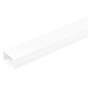 StarTech.com Canalina per la gestione dei cavi solida con nastro adesivo e coperchio, 29 mm P x 20mm H - 1,8m L , canaletta in PVC/kit per nascondere cavi di rete/alimentazione - Sistema di canalizzazione dei cavi a parete, omologato UL immagine principale StarTech.com Canalina per la gestione dei cavi solida con nastro adesivo e coperchio, 29 mm P x 20mm H - 1,8m L , canaletta in PVC/kit per nascondere cavi di rete/alimentazione - Sistema di canalizzazione dei cavi a parete, omologato UL
