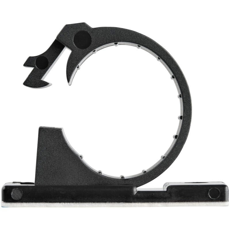 StarTech.com 100 Clip Fermacavi Autoadesivi Nero - Graffette Fermacavo Adesive da Scrivania per Cavi Elettrici/Rete - Supporto Fermacavi - Fermacavo in Plastica - Classe Antincendio UL/94V-2