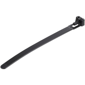 StarTech.com Fascette fermacavo riutilizzabili da 12 cm - 7 mm di larghezza, 30 mm di diametro del fascio e resistenza alla trazione 22 kg, fascette di nylon per interni/esterni, Omologati 94V-2/UL, 100 pezzi - nero immagine principale StarTech.com Fascette fermacavo riutilizzabili da 12 cm - 7 mm di larghezza, 30 mm di diametro del fascio e resistenza alla trazione 22 kg, fascette di nylon per interni/esterni, Omologati 94V-2/UL, 100 pezzi - nero