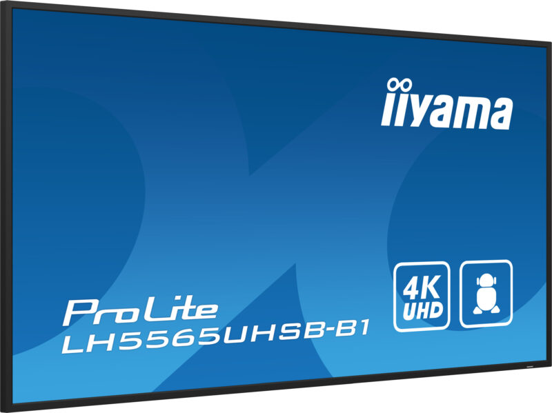 iiyama LH5565UHSB-B1 visualizzatore di messaggi Design chiosco 138,7 cm (54.6") LED Wi-Fi 800 cd/m² 4K Ultra HD Nero Processore integrato Android 11 24/7 immagine gallery 6 iiyama LH5565UHSB-B1 visualizzatore di messaggi Design chiosco 138,7 cm (54.6") LED Wi-Fi 800 cd/m² 4K Ultra HD Nero Processore integrato Android 11 24/7