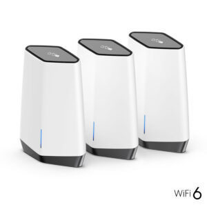 NETGEAR Orbi Pro WiFi 6 Tri-band Mesh System (SXK80B3) Banda tripla (2.4 GHz/5 GHz/5 GHz) Wi-Fi 6 (802.11ax) Grigio, Bianco 14 Interno