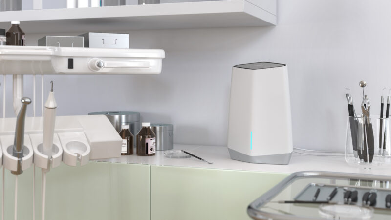 NETGEAR Orbi Pro WiFi 6 Tri-band Mesh System (SXK80B3) Banda tripla (2.4 GHz/5 GHz/5 GHz) Wi-Fi 6 (802.11ax) Grigio, Bianco 14 Interno