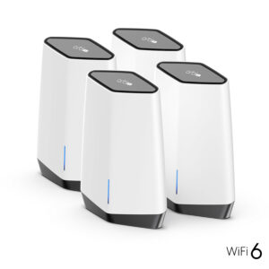 NETGEAR Orbi Pro WiFi 6 Tri-band Mesh System (SXK80B4) Banda tripla (2.4 GHz/5 GHz/5 GHz) Wi-Fi 6 (802.11ax) Grigio, Bianco 19 Interno
