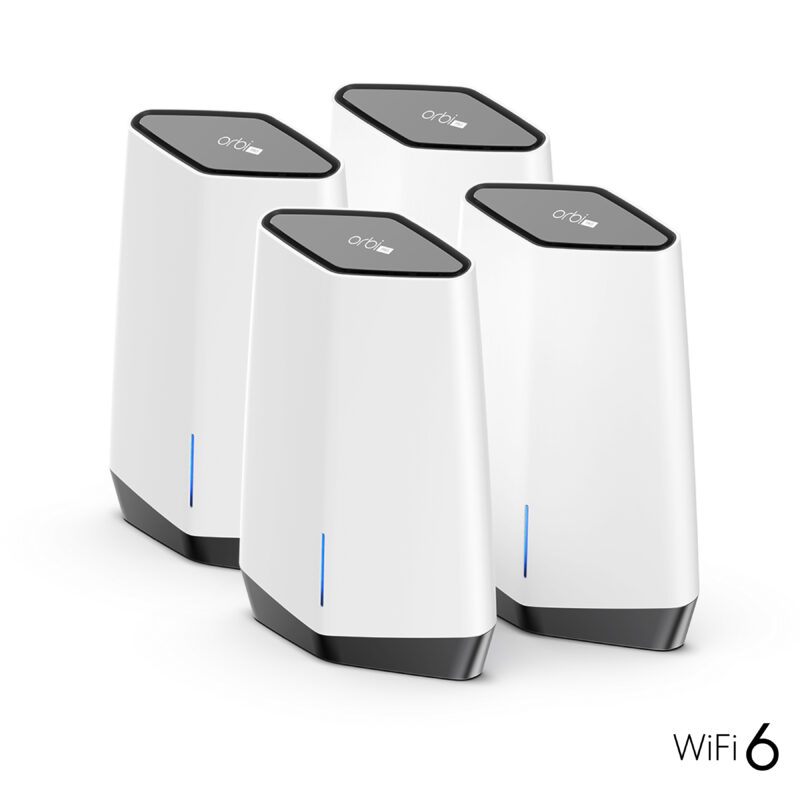 NETGEAR Orbi Pro WiFi 6 Tri-band Mesh System (SXK80B4) Banda tripla (2.4 GHz/5 GHz/5 GHz) Wi-Fi 6 (802.11ax) Grigio, Bianco 19 Interno