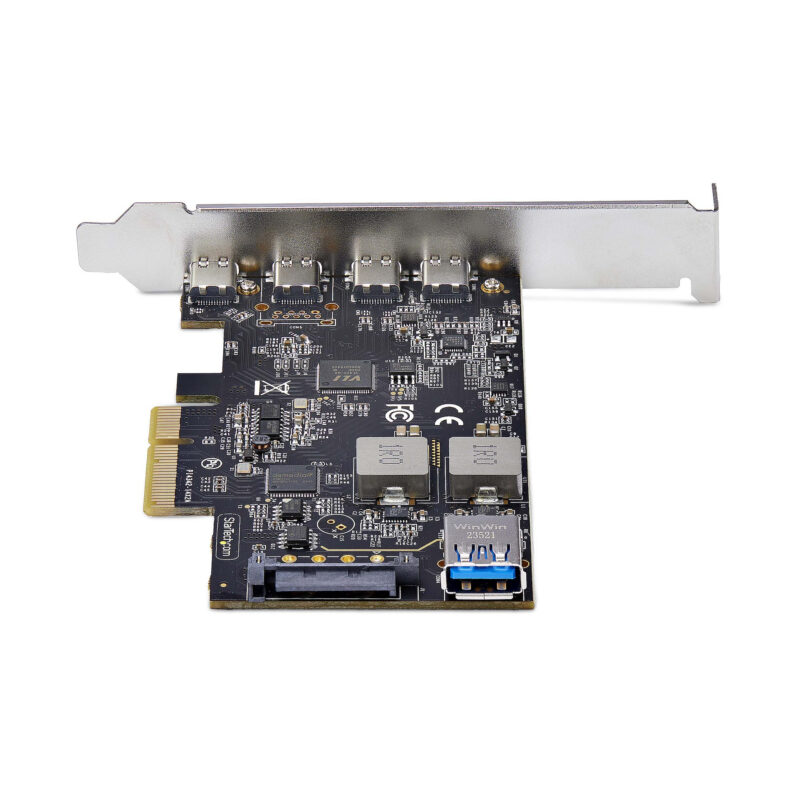 StarTech.com Scheda di Espansione PCIe USB a 5 porte, USB 3.2 10Gbps, scheda PCI Express con 4 porte USB-C, 1 porta interna USB-A, scheda controller PCIe USB, Windows/macOS/Linux immagine gallery 4 StarTech.com Scheda di Espansione PCIe USB a 5 porte, USB 3.2 10Gbps, scheda PCI Express con 4 porte USB-C, 1 porta interna USB-A, scheda controller PCIe USB, Windows/macOS/Linux