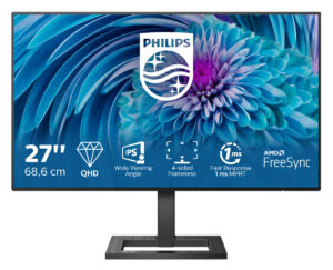 Philips E Line 275E2FAE/00 Monitor PC 68,6 cm (27") 2560 x 1440 Pixel Quad HD LED Nero immagine principale Philips E Line 275E2FAE/00 Monitor PC 68,6 cm (27") 2560 x 1440 Pixel Quad HD LED Nero