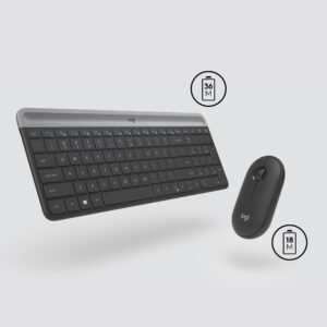 Logitech 920-009192 tastiera Mouse incluso Universale RF Wireless QWERTZ Svizzere Grafite immagine gallery 5 Logitech 920-009192 tastiera Mouse incluso Universale RF Wireless QWERTZ Svizzere Grafite