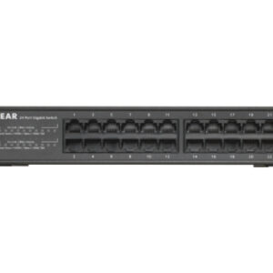 NETGEAR GS324 Non gestito Gigabit Ethernet (10/100/1000) Nero