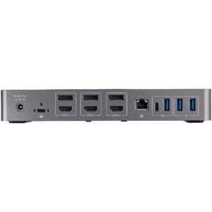 StarTech.com USB-C e USB-A Dock - Docking station universale triplo monitor DisplayPort e HDMI 4K 60Hz - 85W Power Delivery, Hub 6x USB, GbE, Audio - Docking station USB tipo C/USB 3.1 Gen 2 10Gbps immagine gallery 8 StarTech.com USB-C e USB-A Dock - Docking station universale triplo monitor DisplayPort e HDMI 4K 60Hz - 85W Power Delivery, Hub 6x USB, GbE, Audio - Docking station USB tipo C/USB 3.1 Gen 2 10Gbps