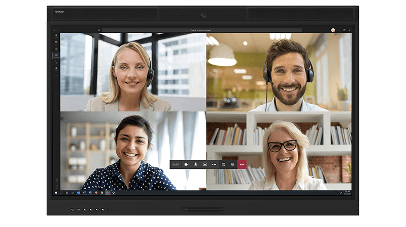 Avocor W series W5555 lavagna interattiva 139,7 cm (55") 3840 x 2160 Pixel Touch screen Nero