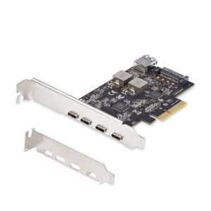 StarTech.com Scheda di Espansione PCIe USB a 5 porte, USB 3.2 10Gbps, scheda PCI Express con 4 porte USB-C, 1 porta interna USB-A, scheda controller PCIe USB, Windows/macOS/Linux immagine principale StarTech.com Scheda di Espansione PCIe USB a 5 porte, USB 3.2 10Gbps, scheda PCI Express con 4 porte USB-C, 1 porta interna USB-A, scheda controller PCIe USB, Windows/macOS/Linux
