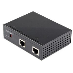 StarTech.com Splitter industriale Gigabit PoE - Splitter PoE+++ Ethernet ad alta velocità 90W - Splitter 12-48V DC Splitter 802.3 bt - Adattatore da LAN/RJ45 Ultra PoE a DC - da -40C a +75C