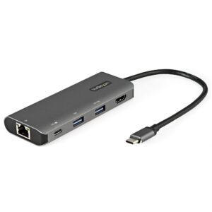 StarTech.com Adattatore multiporta USB C da viaggio - Convertitore video USB type-C HDMI 4K 30Hz - Mini docking station USB tipo C a HDMI Power delivery 100W - USB 3.1 Gen 2 hub 10Gbps - Cavo 25cm immagine principale StarTech.com Adattatore multiporta USB C da viaggio - Convertitore video USB type-C HDMI 4K 30Hz - Mini docking station USB tipo C a HDMI Power delivery 100W - USB 3.1 Gen 2 hub 10Gbps - Cavo 25cm