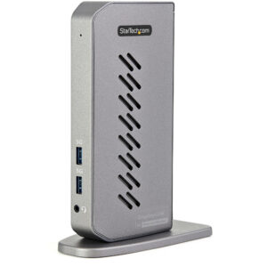 StarTech.com USB-C USB-A Dock - Docking station USB C dual monitor DisplayPort e HDMI 4K 60Hz con Ethernet - Adattatore multiporta 6x USB-A, GbE - Docking station USB type C/USB 3.1 Gen 1- Windows/Mac