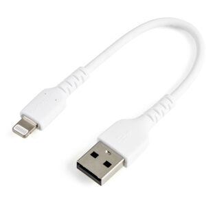 StarTech.com Cavo da USB-A a Lightning da 15cm bianco - Robusto e resistente cavo di alimentazione/sincronizzazione in fibra aramidica da USB tipo A da Lightning - Certificato Apple Mfi per iPad/iPhone 12 immagine principale StarTech.com Cavo da USB-A a Lightning da 15cm bianco - Robusto e resistente cavo di alimentazione/sincronizzazione in fibra aramidica da USB tipo A da Lightning - Certificato Apple Mfi per iPad/iPhone 12