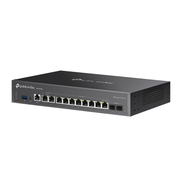 TP-Link Omada ER7412-M2 router cablato 2.5 Gigabit Ethernet, Gigabit Ethernet Nero immagine gallery 3 TP-Link Omada ER7412-M2 router cablato 2.5 Gigabit Ethernet, Gigabit Ethernet Nero
