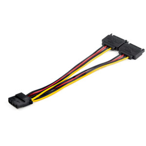 StarTech.com Cavo sdoppiatore di alimentazione da SATA a LP4 - Cavo splitter a 4 pin da LP4 a doppio cavo SATA - Rivestimento in PVC - Filo 18 AWG immagine principale StarTech.com Cavo sdoppiatore di alimentazione da SATA a LP4 - Cavo splitter a 4 pin da LP4 a doppio cavo SATA - Rivestimento in PVC - Filo 18 AWG