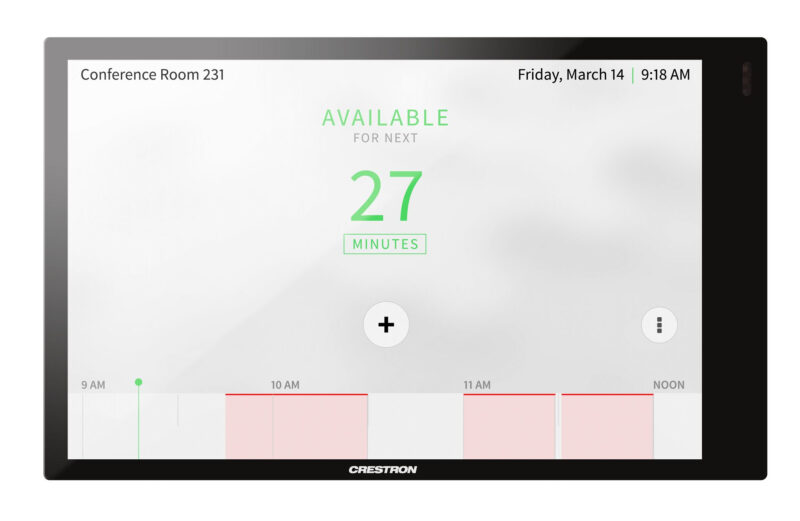 Crestron TSS-770-B-S unità di comando centrale intelligente per uso domestico Nero