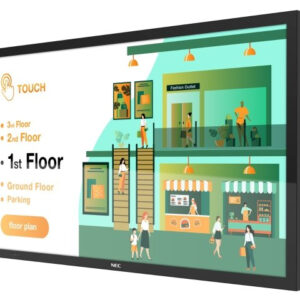 NEC MultiSync M491 Pannello piatto per segnaletica digitale 124,5 cm (49") LCD 500 cd/m² 4K Ultra HD Nero Touch screen