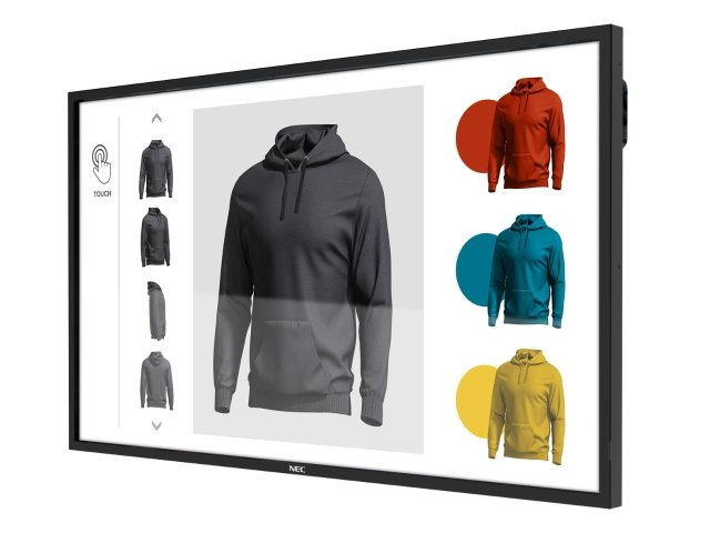 NEC MultiSync ME431 Pannello piatto per segnaletica digitale 109,2 cm (43") IPS 400 cd/m² 4K Ultra HD Nero Touch screen immagine gallery 2 NEC MultiSync ME551 Pannello piatto per segnaletica digitale 139,7 cm (55") LCD 400 cd/m² 4K Ultra HD Nero Touch screen