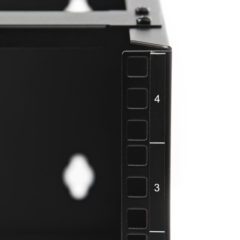 StarTech.com WALLMOUNT4 rack 4U Da parete Nero immagine gallery 3 StarTech.com WALLMOUNT4 rack 4U Da parete Nero