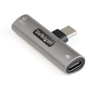 StarTech.com Adattatore USB C di ricarica e audio - Alimentatore USB-C con porta USB-C Audio per cuffie - Caricabatterie USB Type-C PD 60W - Per telefoni/tablet/portatili USB tipo C immagine principale StarTech.com Adattatore USB C di ricarica e audio - Alimentatore USB-C con porta USB-C Audio per cuffie - Caricabatterie USB Type-C PD 60W - Per telefoni/tablet/portatili USB tipo C
