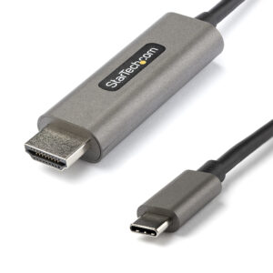 StarTech.com Cavo adattatore USB C HDMI da 4m 4K 60Hz con HDR10 - Adattatore type C HDMI 4K Ultra HD - HDMI 2.0b - Video convertitore da USB-C a HDMI HDR per monitor/display - Modalità DP 1.4 Alt HBR3 immagine principale StarTech.com Cavo adattatore USB C HDMI da 4m 4K 60Hz con HDR10 - Adattatore type C HDMI 4K Ultra HD - HDMI 2.0b - Video convertitore da USB-C a HDMI HDR per monitor/display - Modalità DP 1.4 Alt HBR3